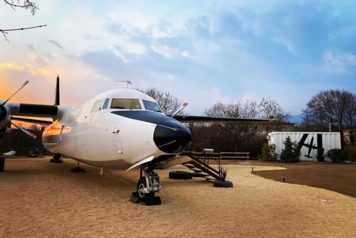 L'aereo recuperato Un b