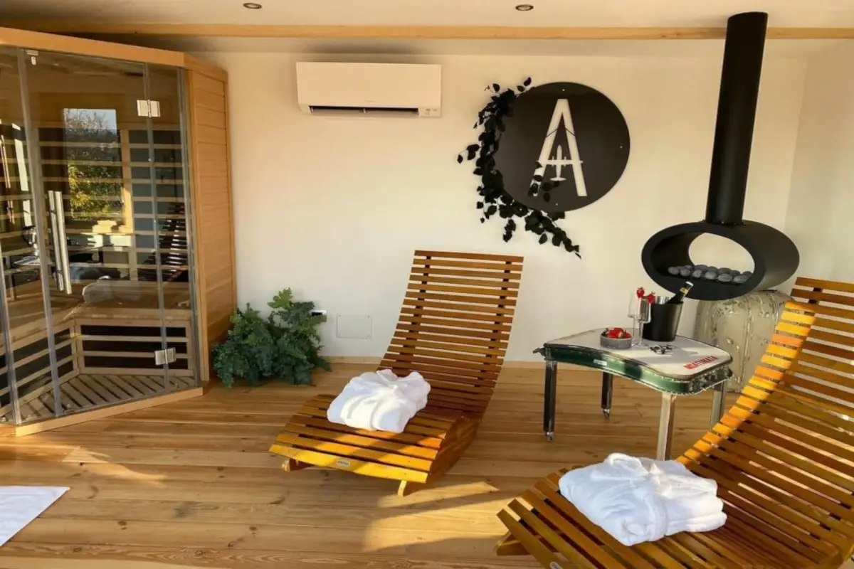L'area relax esterna Un b