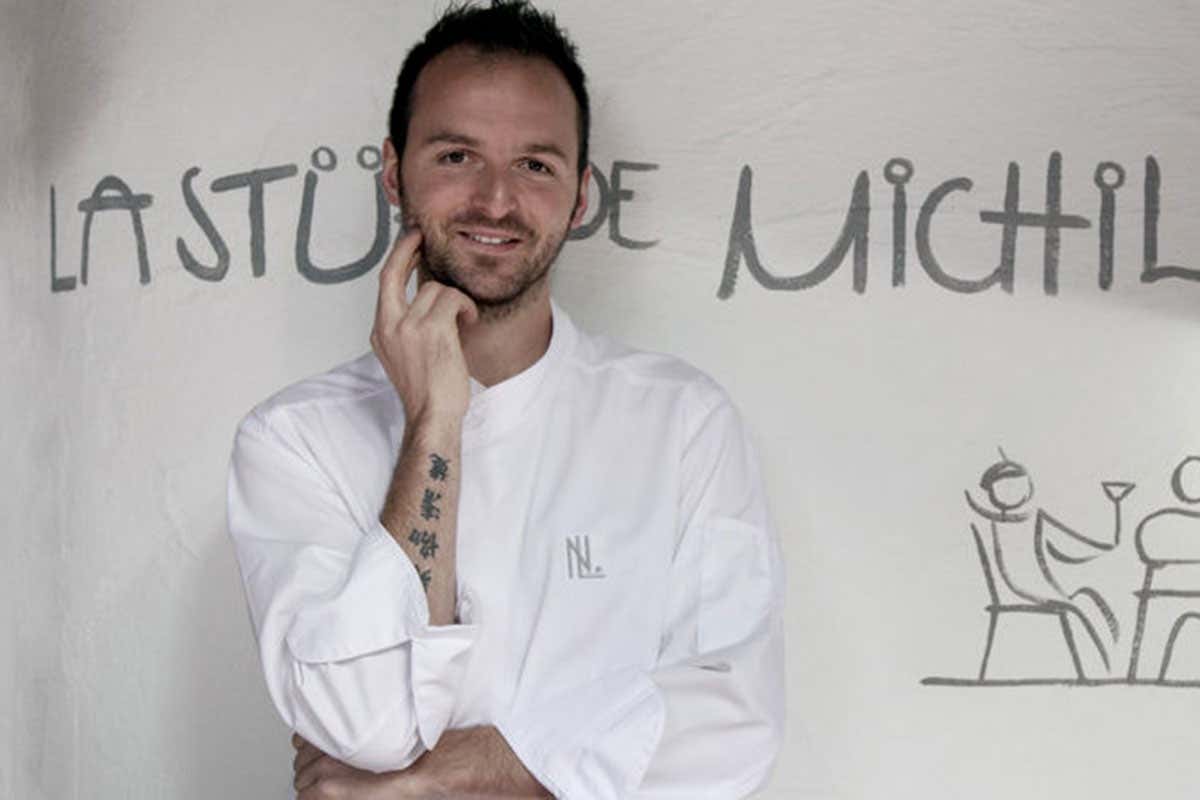 Nicola Laera Corvara, Cantafio nuovo chef de La Stüa de Michil. Laera approda all'Hotel Arkadia