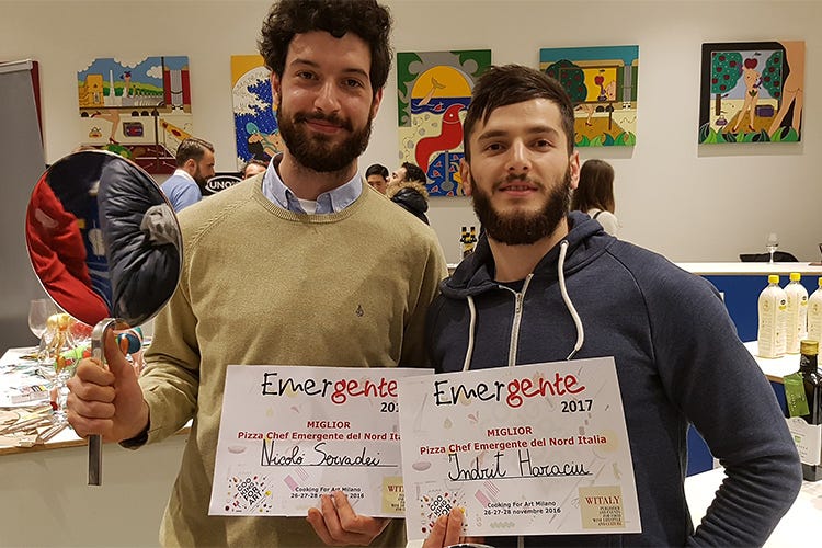 Nicolò Serradei e Indrit Haraciu - Pizza Chef Emergente 2017  A Milano la selezione per il Nord Italia