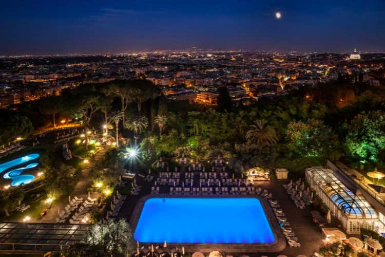 La vista sulla città dal Rome Cavalieri - Cena al ristorante La Pergola? Con una notte nel Rome Cavalieri