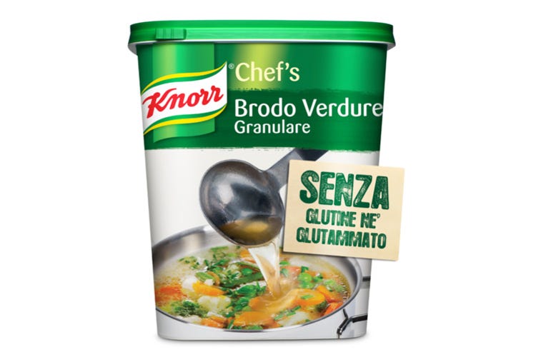 Novità 2017 in Unilever Food Solutions  I nuovi brodi granulari Knorr senza glutine