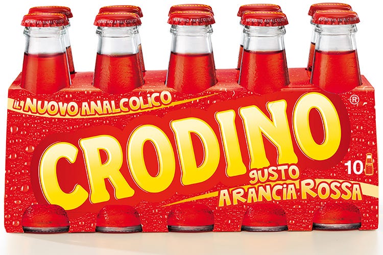 Novità per Crodino, aperitivo dal 1964  L'analcolico biondo ora all'arancia rossa