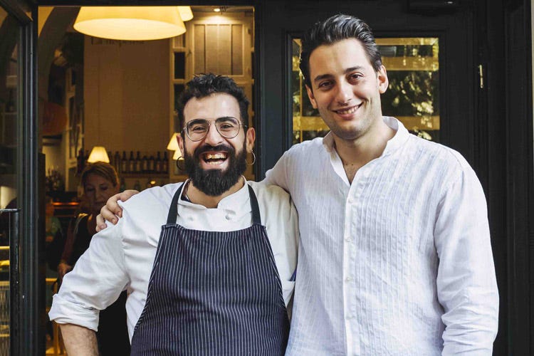 Cristiano Capatano e Alessio Tagliaferri (Nuova vita per Achilli Caffè In cucina Cristiano Catapano)