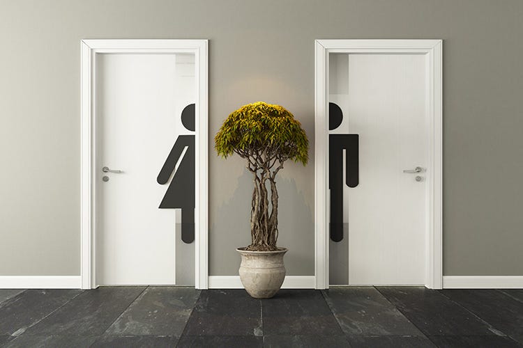 Lo spazio attrezzato dedicato alle toilette per i clienti va ampliandosi (Nuove tendenze, spazi riorganizzati I ristoranti strizzano l'occhio alle mode)