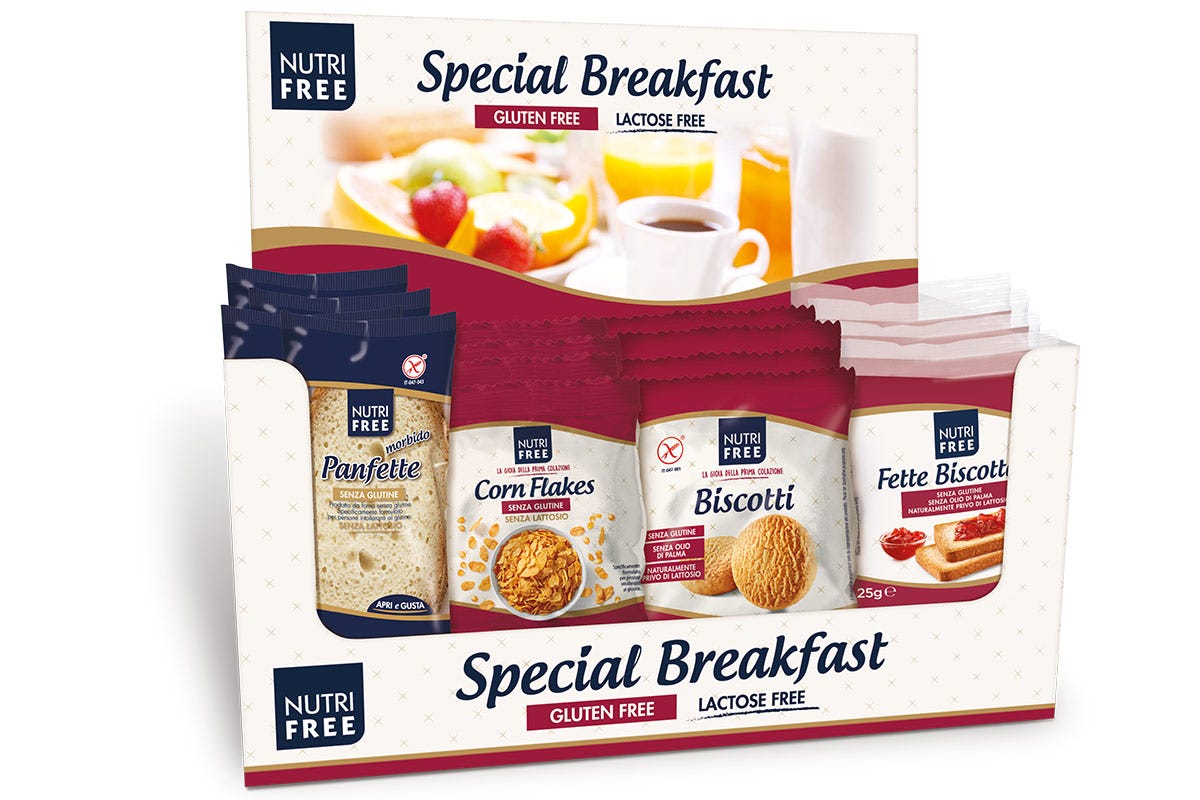 Kit Special Breakfast Nutrifree Food Service, il senza glutine che piace ai cuochi