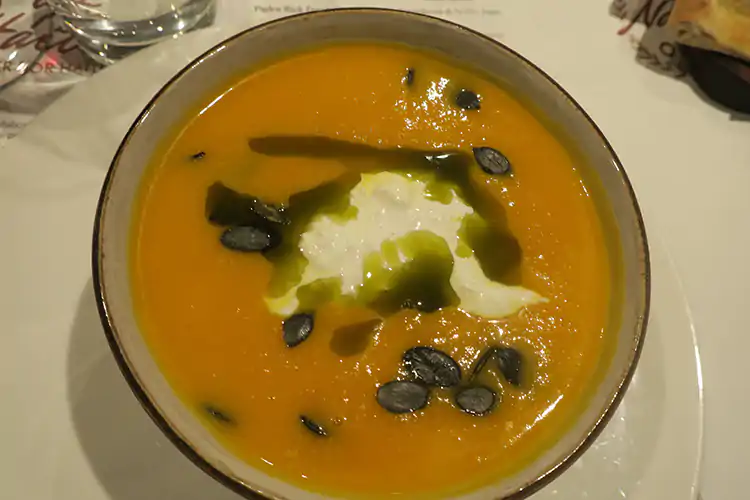 Crema di zucca e ricotta