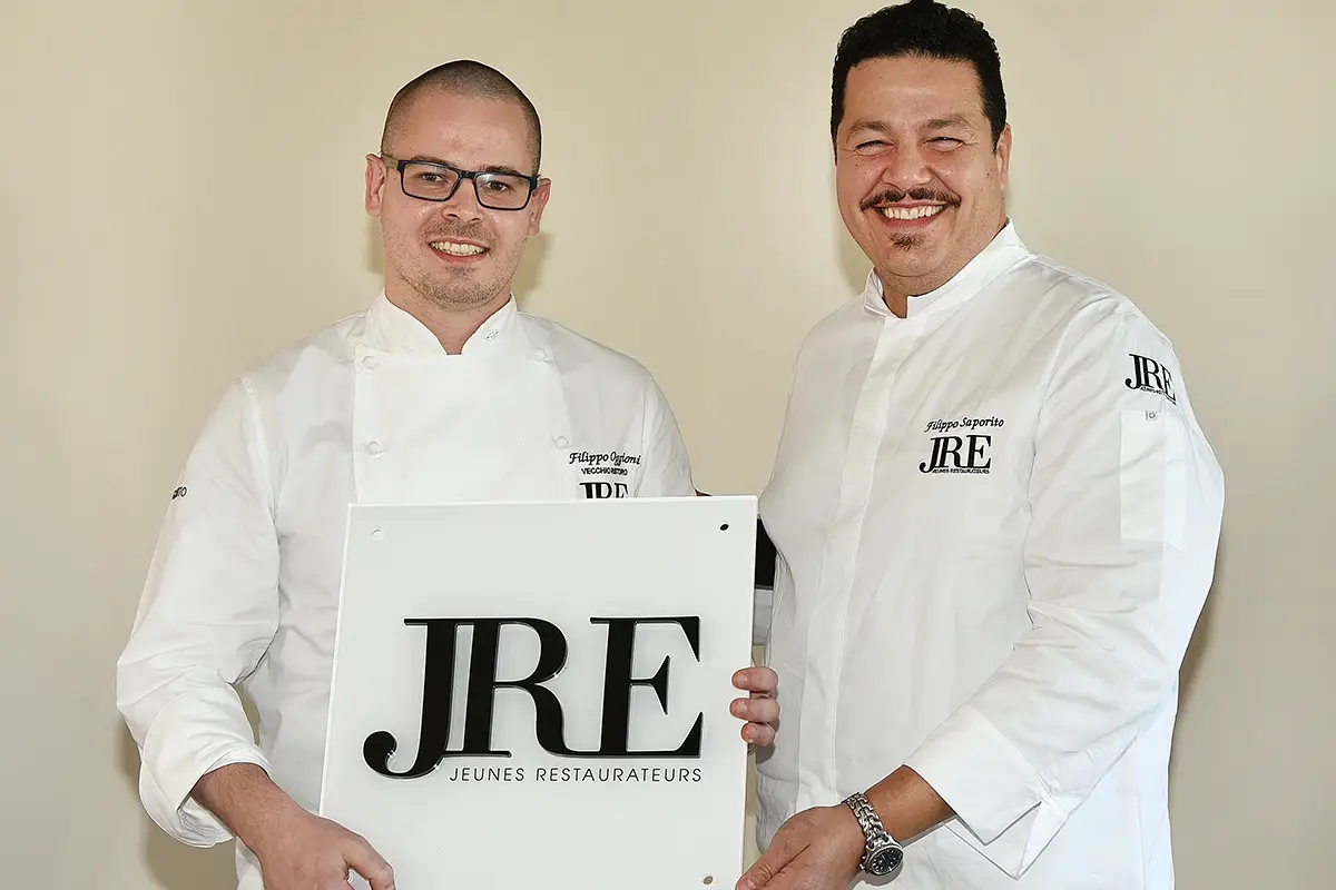 Filippo Oggioni e Filippo Saporito Jeunes Restaurateurs Italia, cinque nuovi cuochi nell&rsquo;associazione