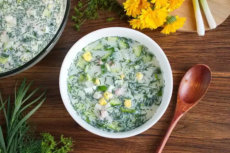 Zuppa Okroshka - Foto Cook Me Zuppe, una ricetta per rigenerarsi Un piatto salutare per l&rsquo;estate