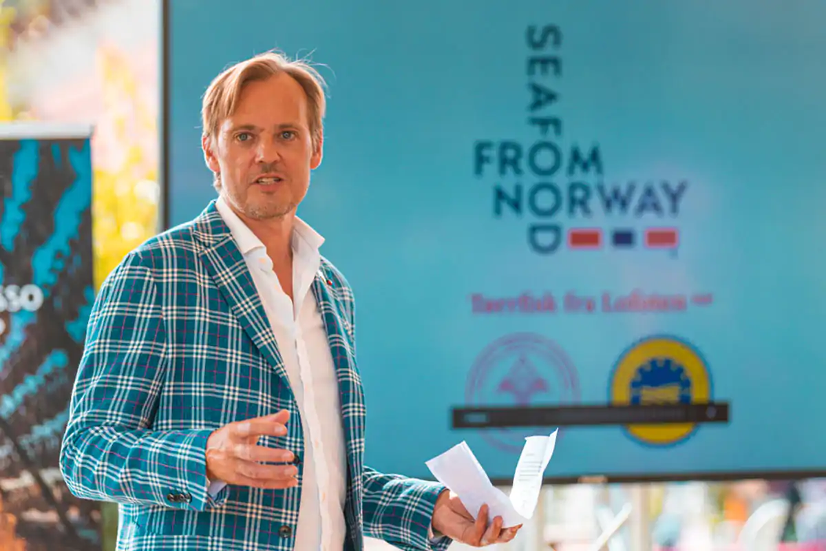Olaf Johan Pedersen, responsabile per l'Italia di T&oslash;rrfisk fra Lofoten AS Dalle Lofoten a Breganze (Vi), nei piatti il merluzzo artico diventa baccal&agrave;