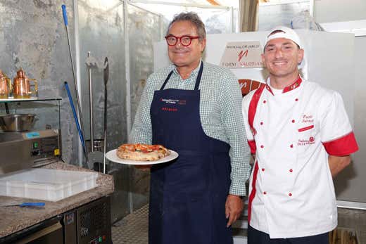 da sinistra: Oliviero Toscani e Paolo Surace