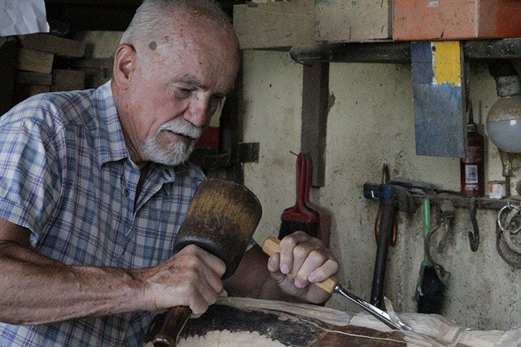 Artigiano del legno, Massimo Piovani a Canneto Pavese - Alla scoperta dell'Oltrepò Pavese Terra di eccellenze e artigianato