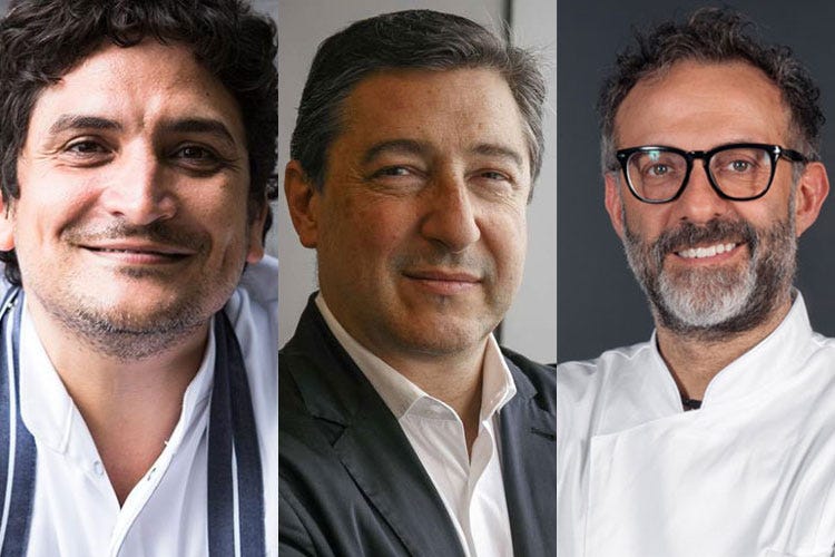 Mauro Colagreco, Joan Roca e Massimo Bottura (Once Upon a Kitchen Ai fornelli Bottura, Roca e Colagreco)