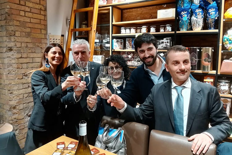 Chiara Giannotti, Sandro Camilli, Tiziana Croci, Andrea Castellani, Riccardo Carletti (Only Wine Festival 2019 Giovani produttori e piccole cantine)