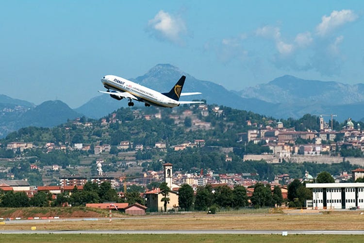 Aeroporto di Bergamo, crescono i passeggeri ma il 2019 resta lontano