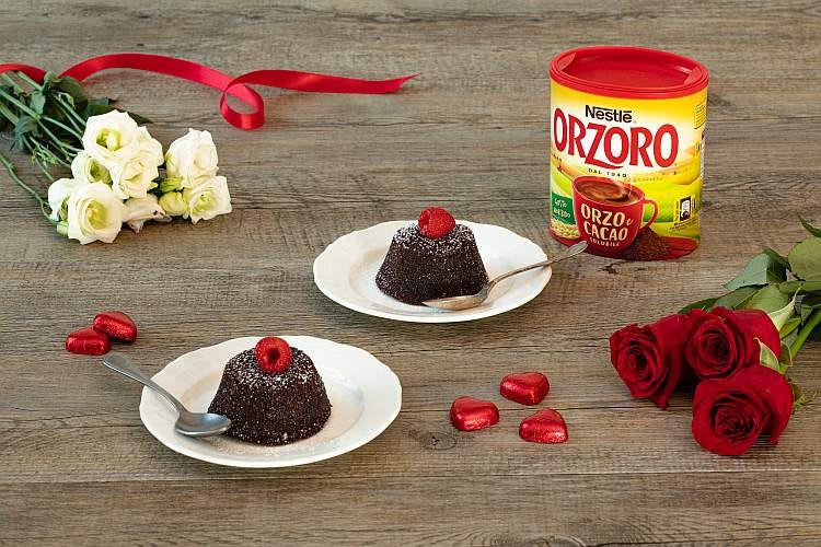 Festeggia San Valentino con il tortino al cioccolato di Orzoro