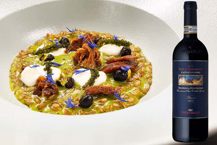 Orzotto, maialino di montagna, umibudo, yogurt &pound;$L&rsquo;Italia del vino$&pound; Frescobaldi, tra variet&agrave; e identit&agrave;