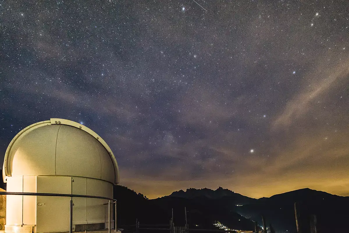 Osservatorio. Foto: David Gruber, credit Val d'Ega E quindi uscimmo (dal bosco) a riveder le stelle della Val d&rsquo;Ega
