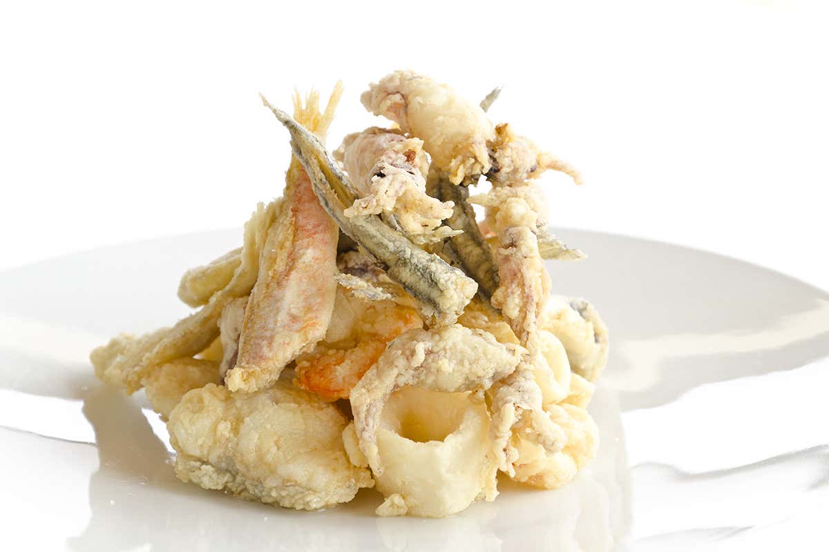 Osteria Bartolini - Gran fritto misto del Mar Adriatico DA FINIRE - Ristoranti Bologna