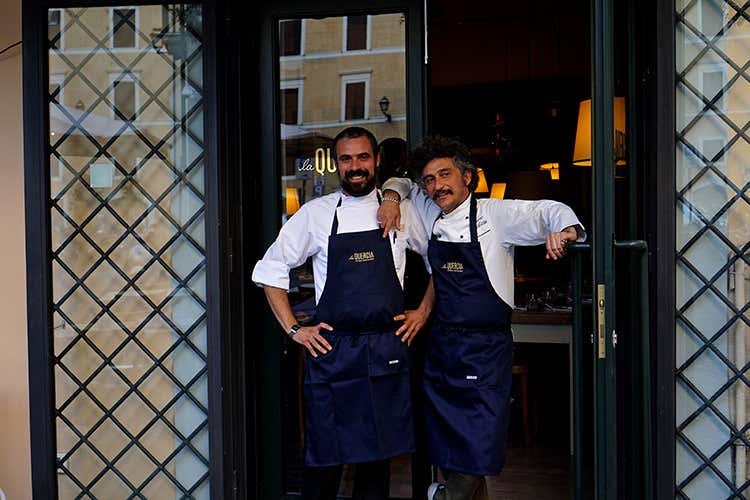 Paolo Sirianni e Marco Gallotta - Nuovo look per Osteria La Quercia ma l'accoglienza &egrave; quella di sempre
