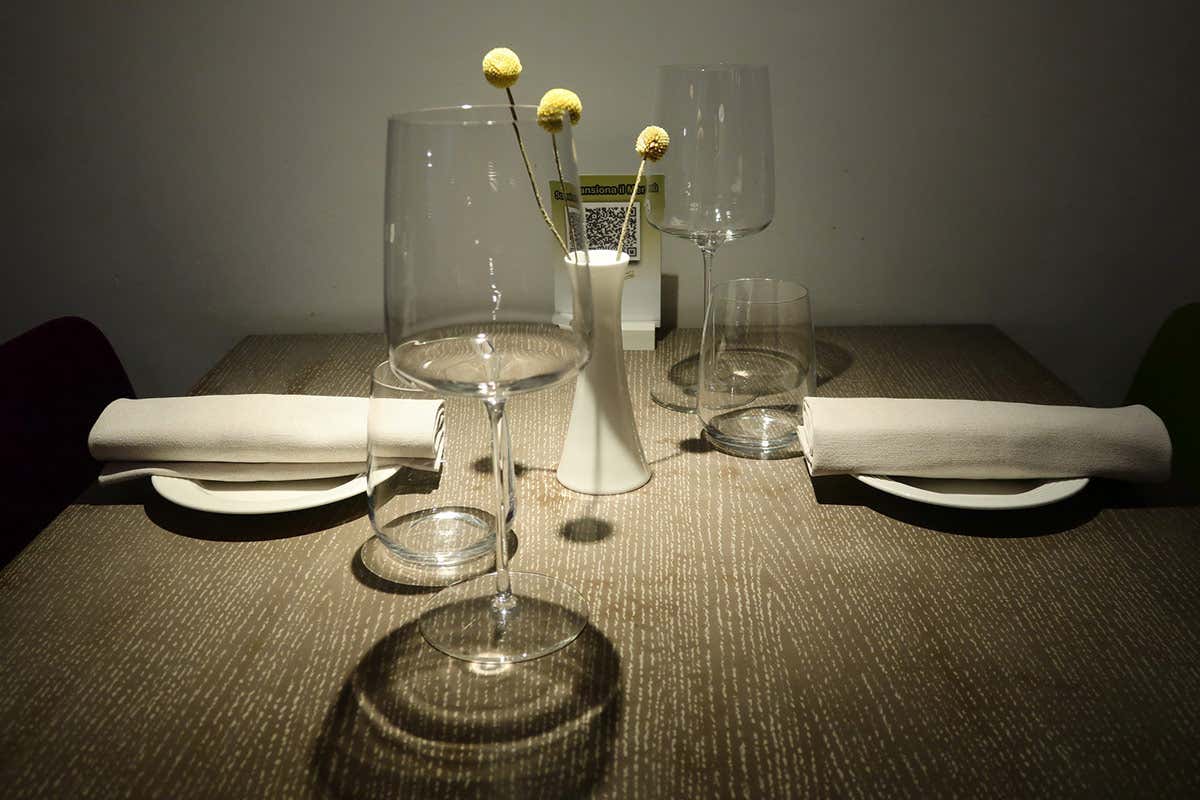 Mise en place L’Ottava Nota, ristorante di classe modernamente gourmet Mise en place L’Ottava Nota, ristorante di classe modernamente gourmet