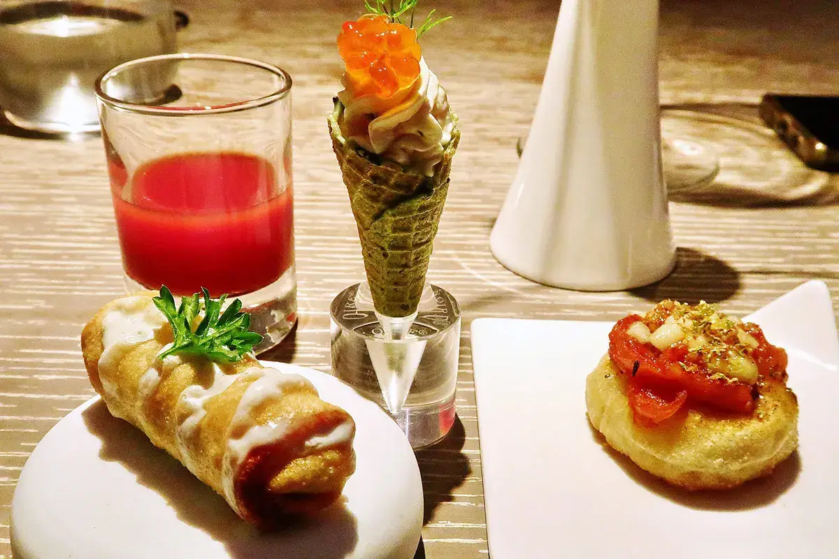 Amuse bouche L&rsquo;Ottava Nota, ristorante di classe modernamente gourmet