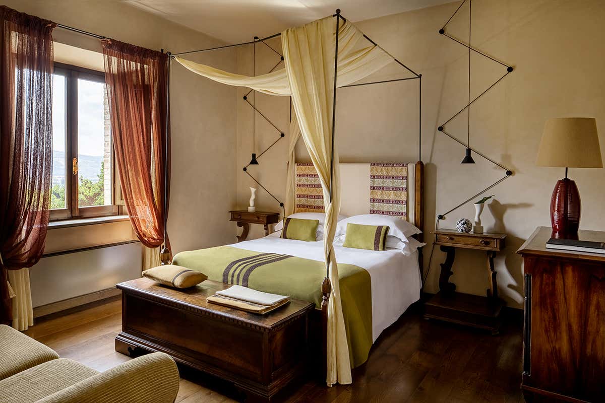 Una delle stanze del Park Hotel ai Cappuccini