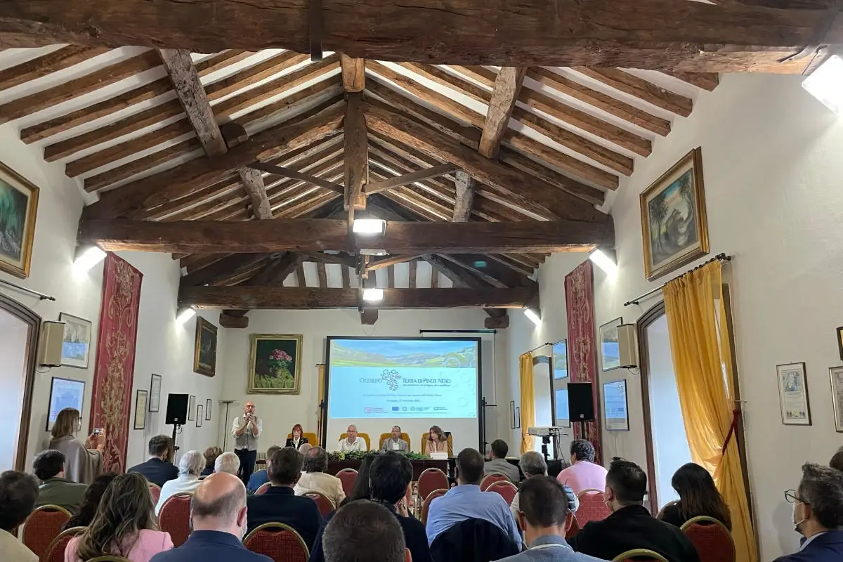 Il convegno di Oltrepò-Terra di Pinot Nero Pinot nero, anima di un territorio e segno di unità per l'Oltrepò pavese