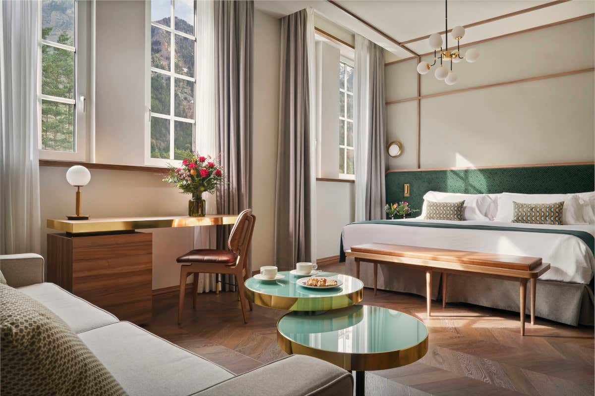 Storia e design nei Pirenei: ecco l'hotel ispirato ai treni di lusso del XX secolo Storia e design nei Pirenei: ecco l'hotel ispirato ai treni di lusso del XX secolo