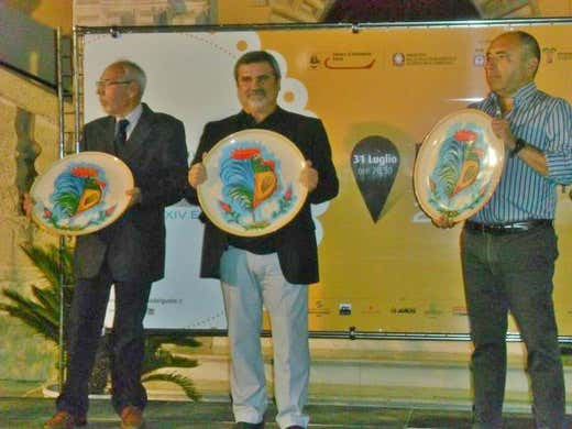 da sinistra: Nunzio Pacella, Sandro Romano e Danilo Giaffreda da sinistra: Nunzio Pacella, Sandro Romano e Danilo Giaffreda