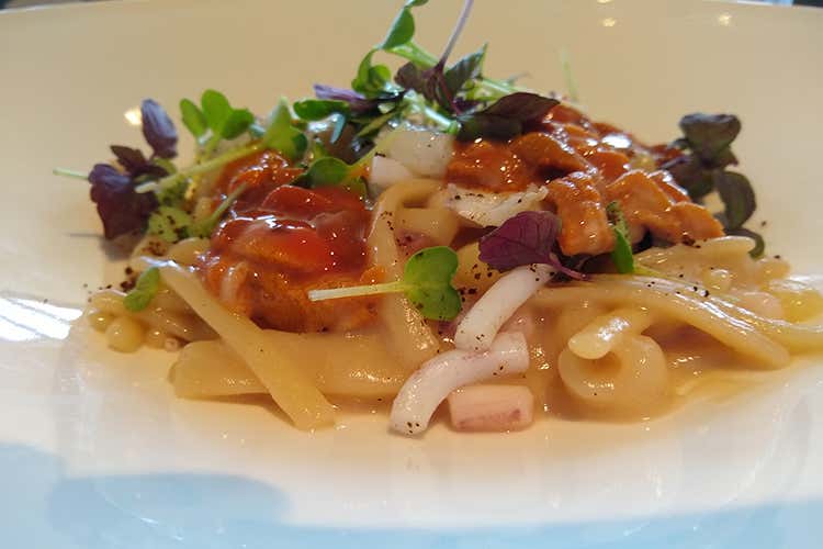 Minestra di pasta (Palazzo Petrucci piace per gli azzardi di Scarallo)