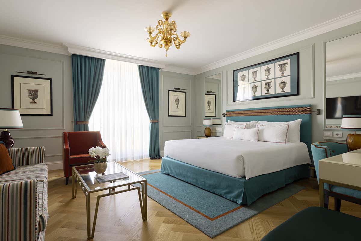 Negli hotel di lusso stanno scomparendo le camere singole: cosa sta cambiando nelle nuove stanze - Una delle stanze di Palazzo Ripetta Una delle stanze di Palazzo Ripetta
