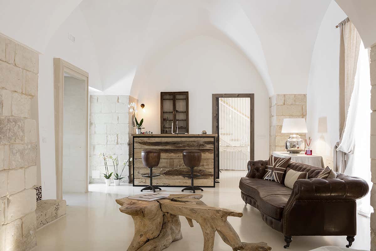 La reception Palazzo Sant’Anna, un boutique hotel olistico nel cuore di Lecce