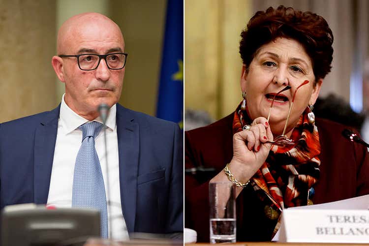 Salvatore Palitta e Teresa Bellanova - Pecorino Romano senza aiuti Il Consorzio attacca la Bellanova