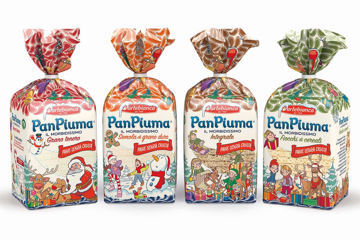 La linea Classica Pan Piuma per il Natale Biscopan, Pan Piuma e Morato si vestono di novit&agrave;