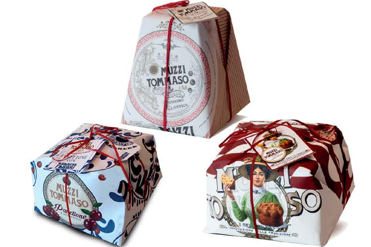 I panettoni che coniugano eccellenza ed arte (Panettone Muzzi oltre confine Tre temporary store negli States)