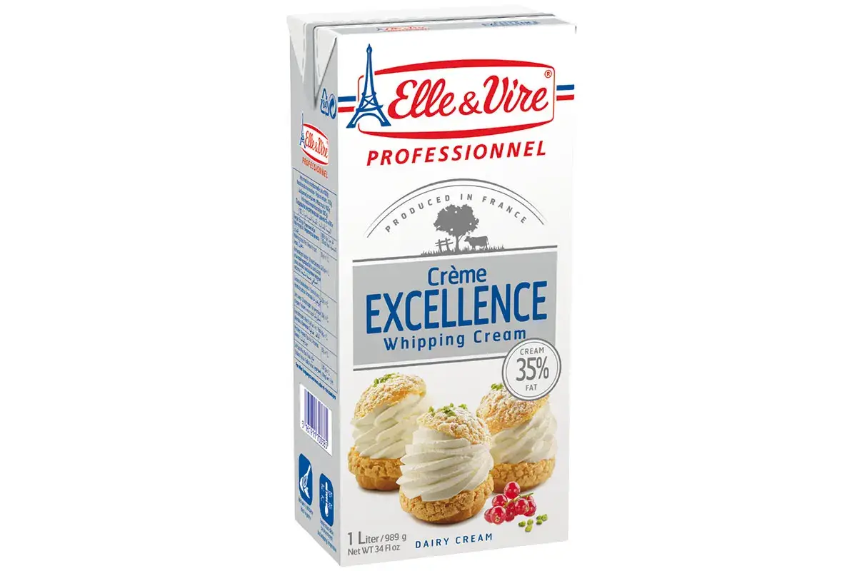 Panna Excellence Elle&amp;Vire Professionnel&reg; L&rsquo;alta qualit&agrave; degli ingredienti &egrave; indispensabile per preparare dolci eccellenti