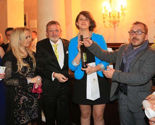 da sinistra: Paola Boscolo, Alberto Lupini, Veronica Albera e Luca Parenti