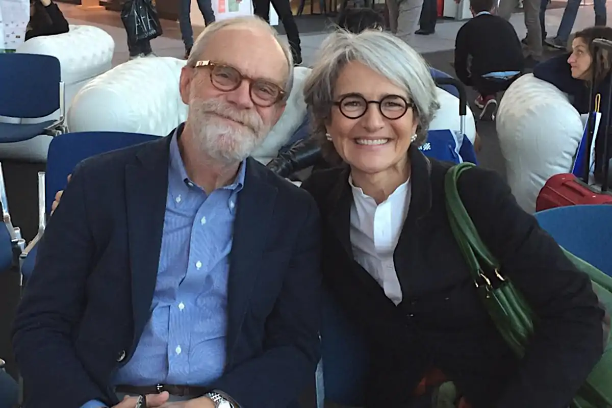 Da sinistra, Enrico Meschini e Paola Goppion Csc, cambio al vertice del caff&egrave;. Paola Goppion nuova presidente