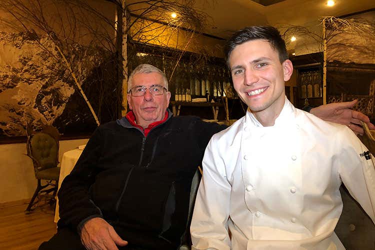 Paolo Corio e Paolo Griffa (Paolo Griffa si mette alla prova Il salto di qualità al Royal di Courmayeur)