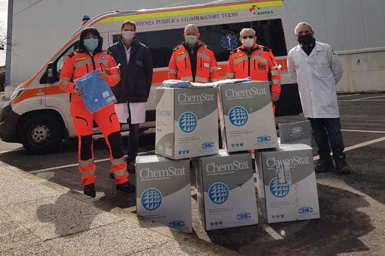 Una donazione partita da Parmalat - Latticini e materiale sanitario Lactalis impegnata  per gli ospedali