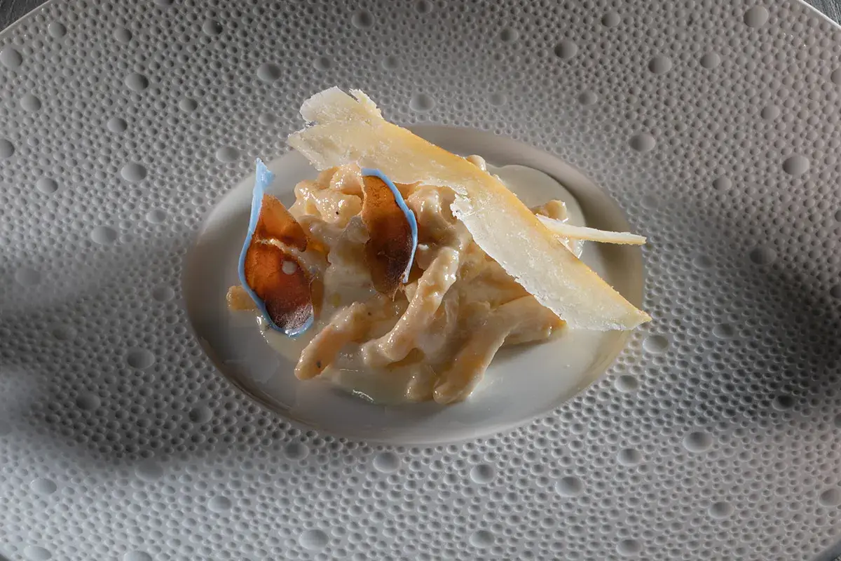 &ldquo;Passatelli con crema di Parmigiano Reggiano&rdquo; di Michele Casadei Massari Il Parmigiano Reggiano punta sugli Stati Uniti e riparte dalla ristorazione