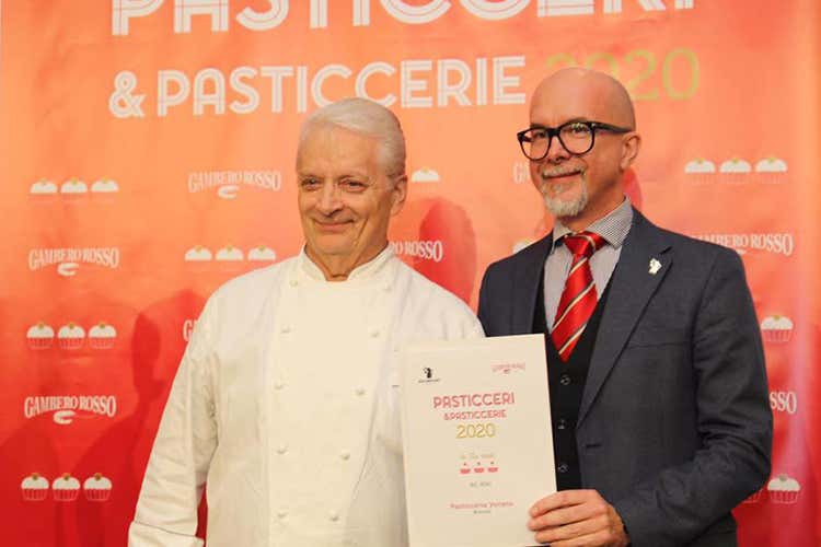 Iginio Massari alla premiazione di stamattina (Pasticceri&Pasticcerie 2020 Iginio Massari sempre al top) Iginio Massari alla premiazione di stamattina (Pasticceri&Pasticcerie 2020 Iginio Massari sempre al top)