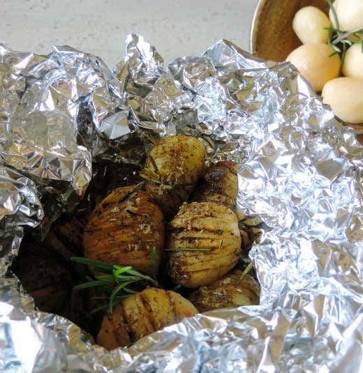 Patate novelle a fisarmonica Patate novelle a fisarmonica