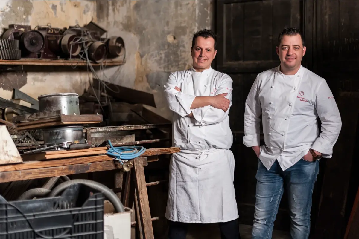 Francesco Patti e Domenico Colonnetta Ristorante Coria a Caltagirone, la memoria della cucina siciliana