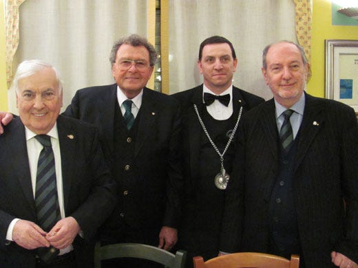 da sinistra: Adriano Pelle, Lucio Piombi, Marco Falconi e Giuseppe Masserdotti