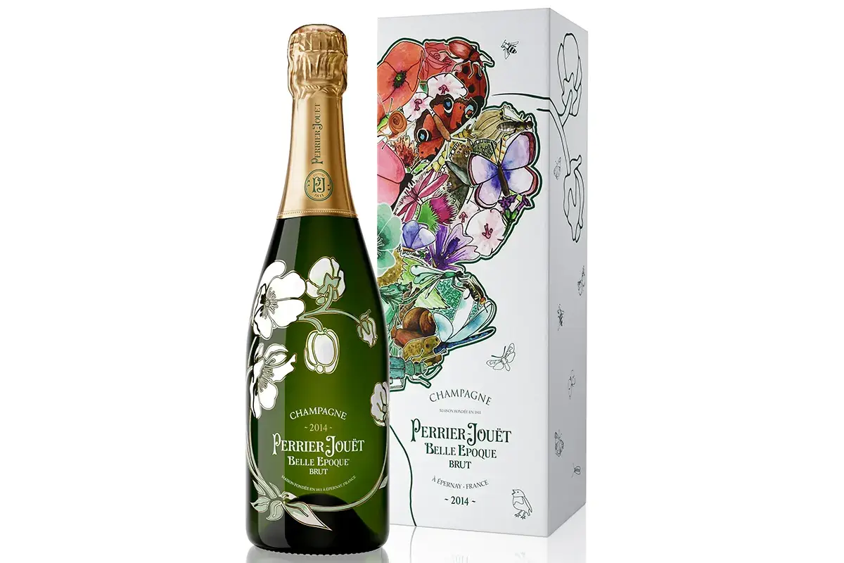 Perrier-Jou&euml;t Belle Epoque 2014 in edizione limitata L&rsquo;Anemone della Biodiversit&agrave;, edizione limitata dello Champagne Perrier-Jou&euml;t