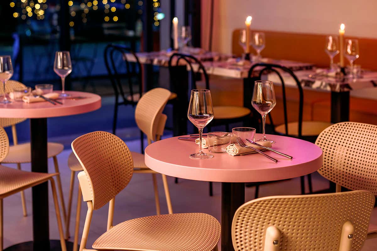 Un dettaglio degli interni di Piasù Bistrò di Quartiere Pisù