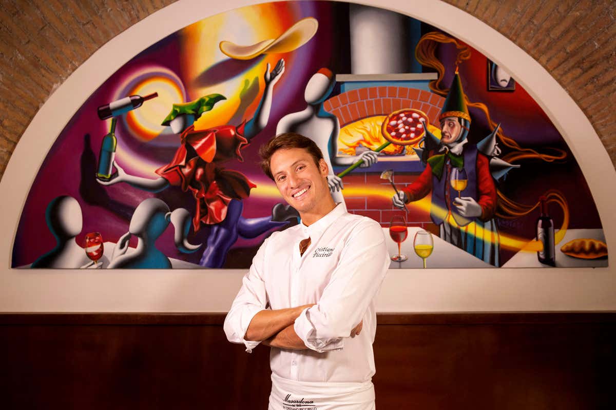 Masardona è una pizzeria di famiglia. In foto Cristiano Piccirillo La pizza fritta di Cristiano Piccirillo s’impone anche a Roma