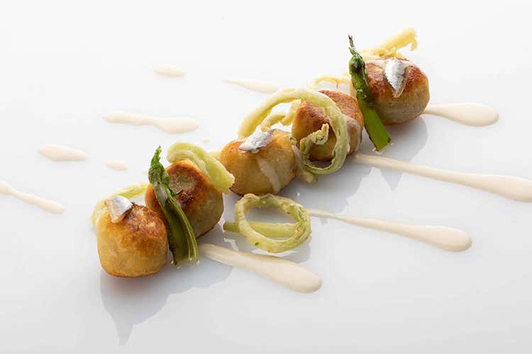 Gnocchi puntarelle e alici - Pierluigi Gallo (Giulia Restaurant): La cucina classica va rivoluzionata